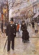 Beraud, Jean On the Boulevard Germany oil painting reproduction
